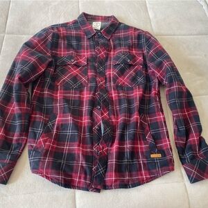 Voyager Thermal Insulated Button Flannel. Size Medium